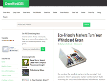 Tablet Screenshot of greenworld365.com